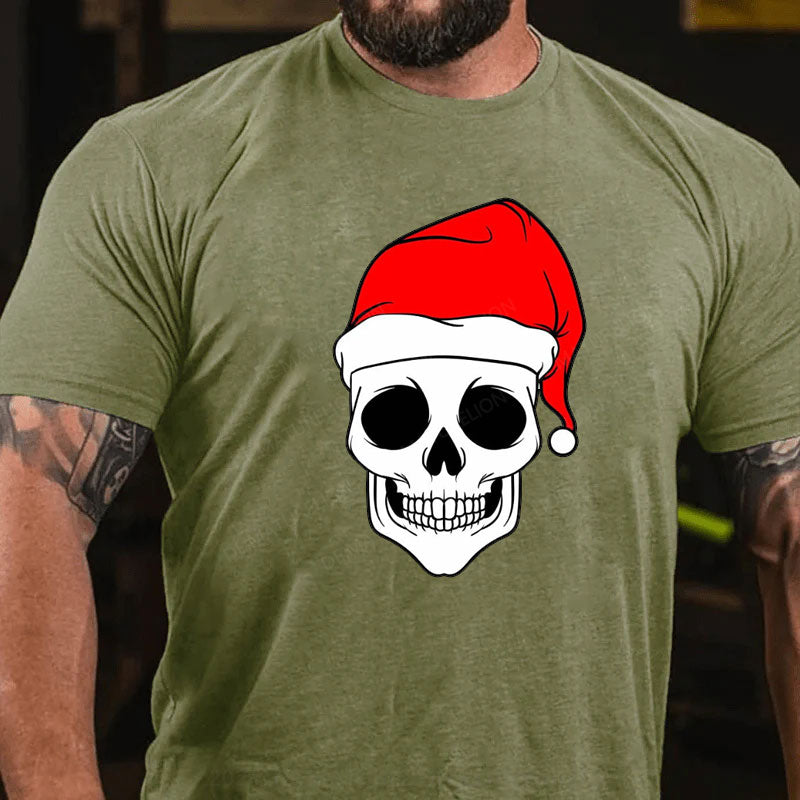 Frohe Weihnachten Schädel T-Shirt