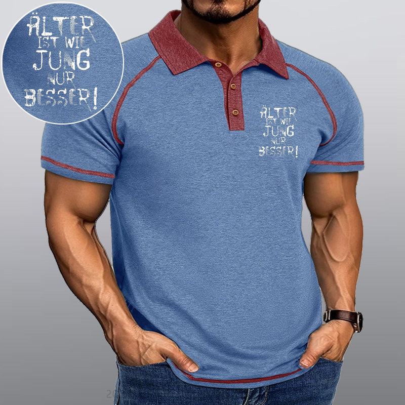 Maturelion Älter ist wie jung nur besser Kragen T-Shirt