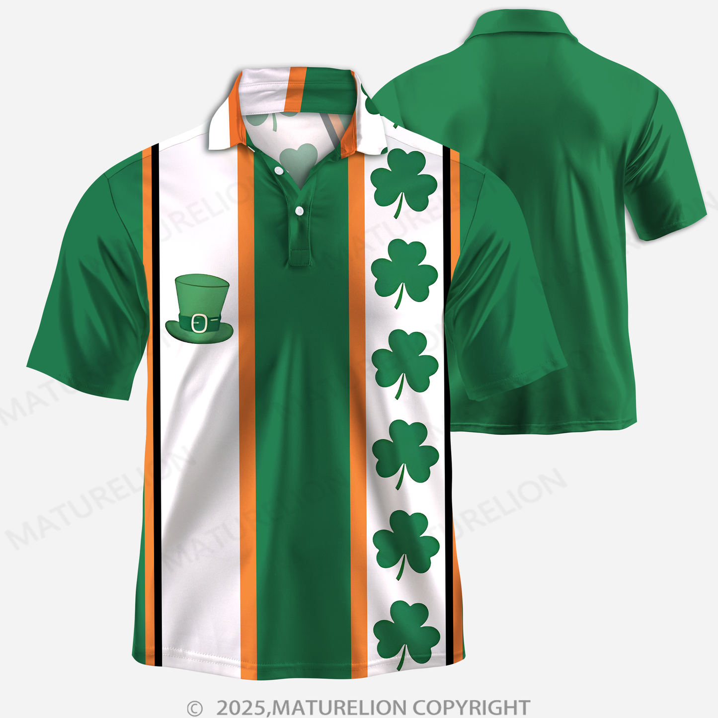 Maturelion St. Patricks Tag Polo Shirt