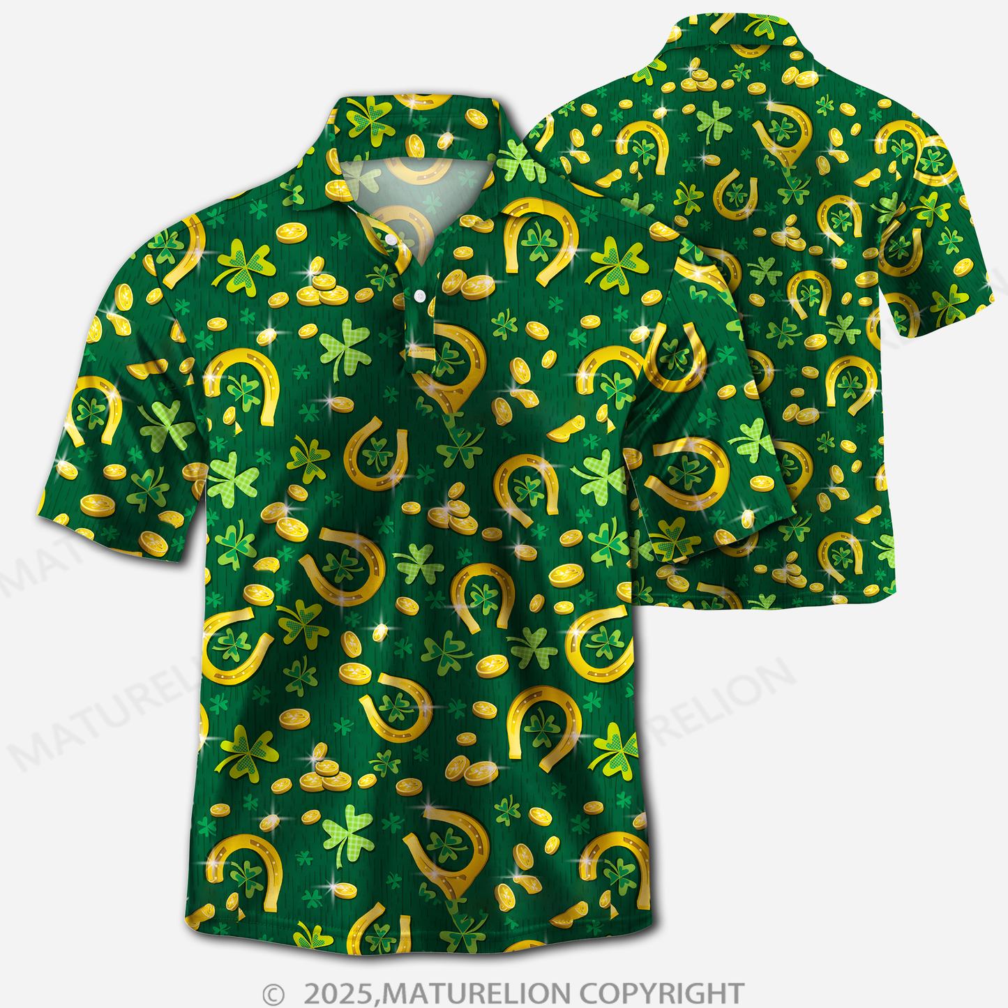 Maturelion St. Patricks Tag Polo Shirt