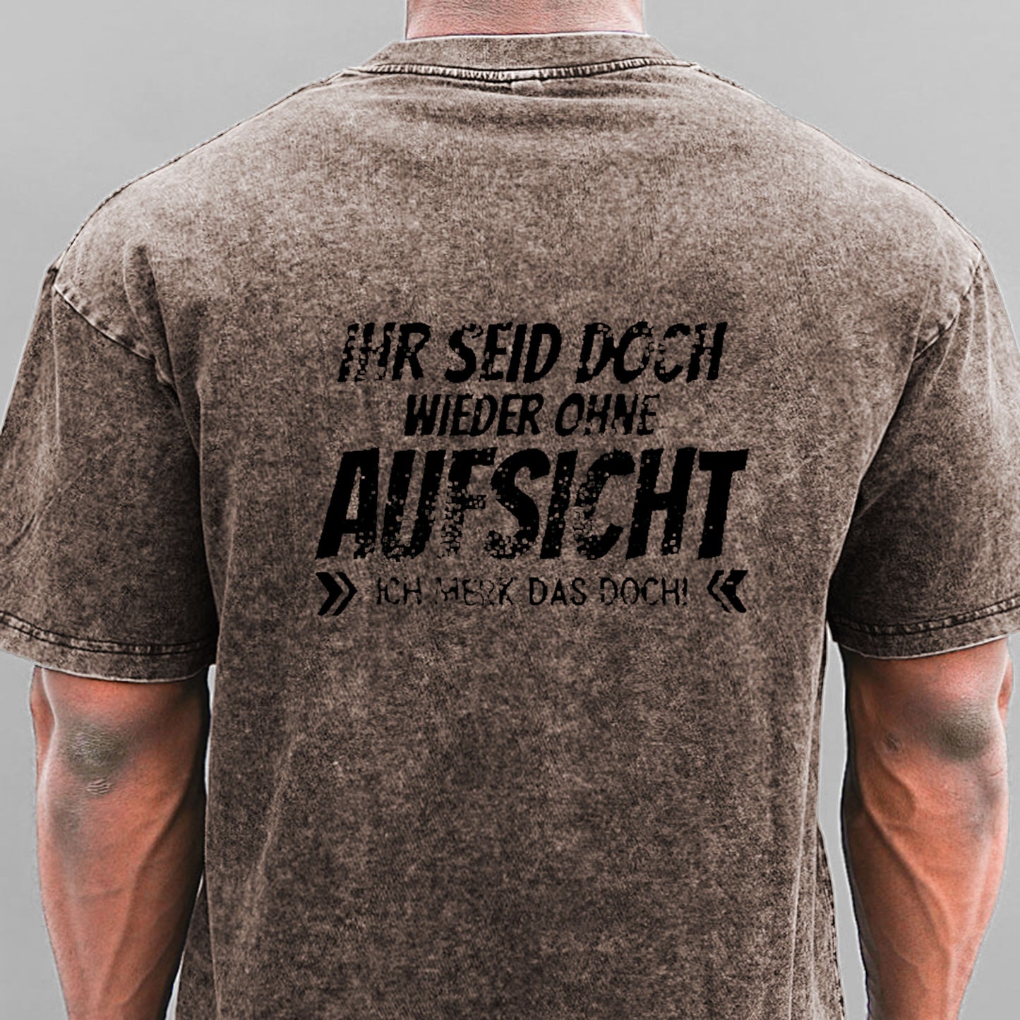 Ihr Seid Doch Wieder Ohne Aufsicht Gewaschene Vintage T-Shirt