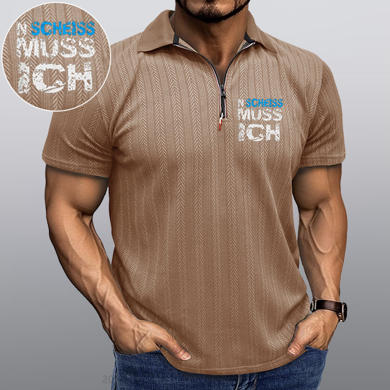 Maturelion N Scheiss muss ich Kragen T-Shirt