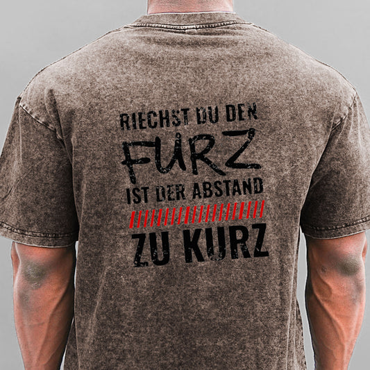 Riechst Du den Furz war der Abstand zu Kurz Gewaschene Vintage T-Shirt