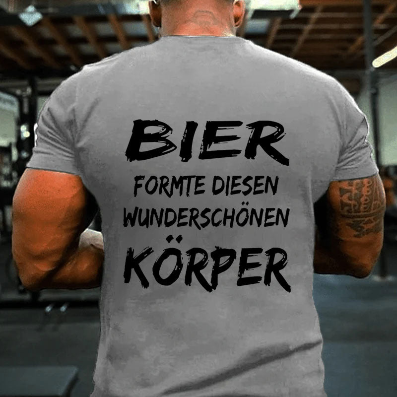 Bier formte diesen Körper T-Shirt