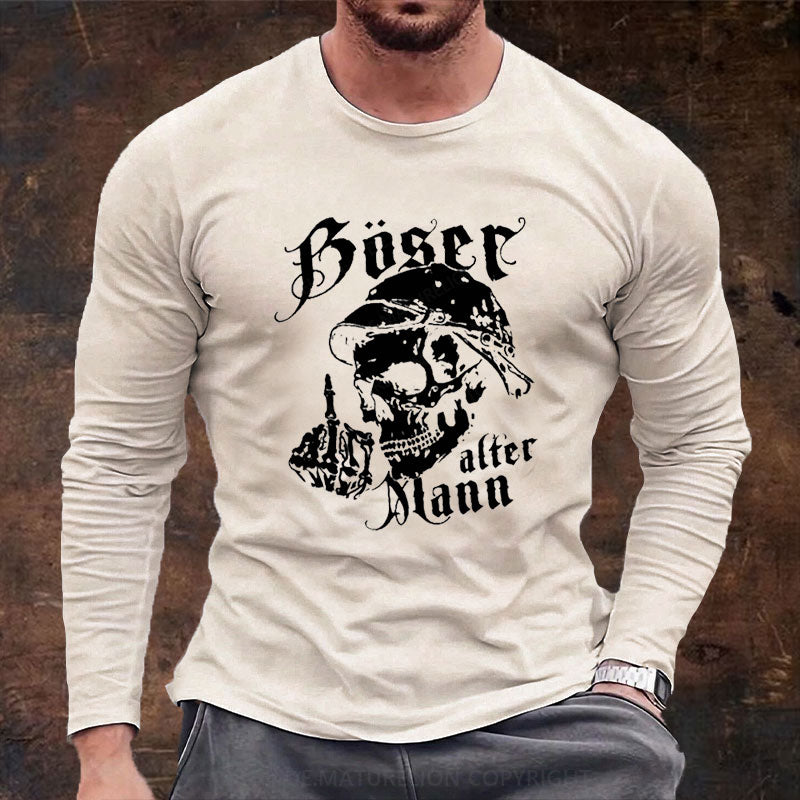 Böser Alter Mann Langarm Shirt