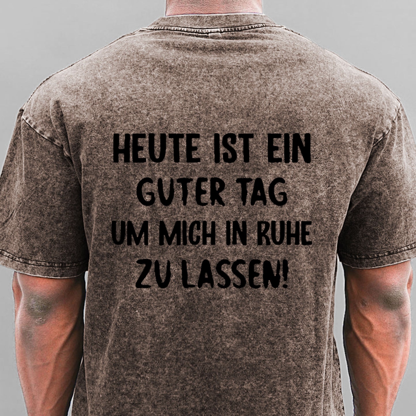 Heute Ist Ein Guter Tag Um Mich In Ruhe Zu Lassen Gewaschene Vintage T-Shirt