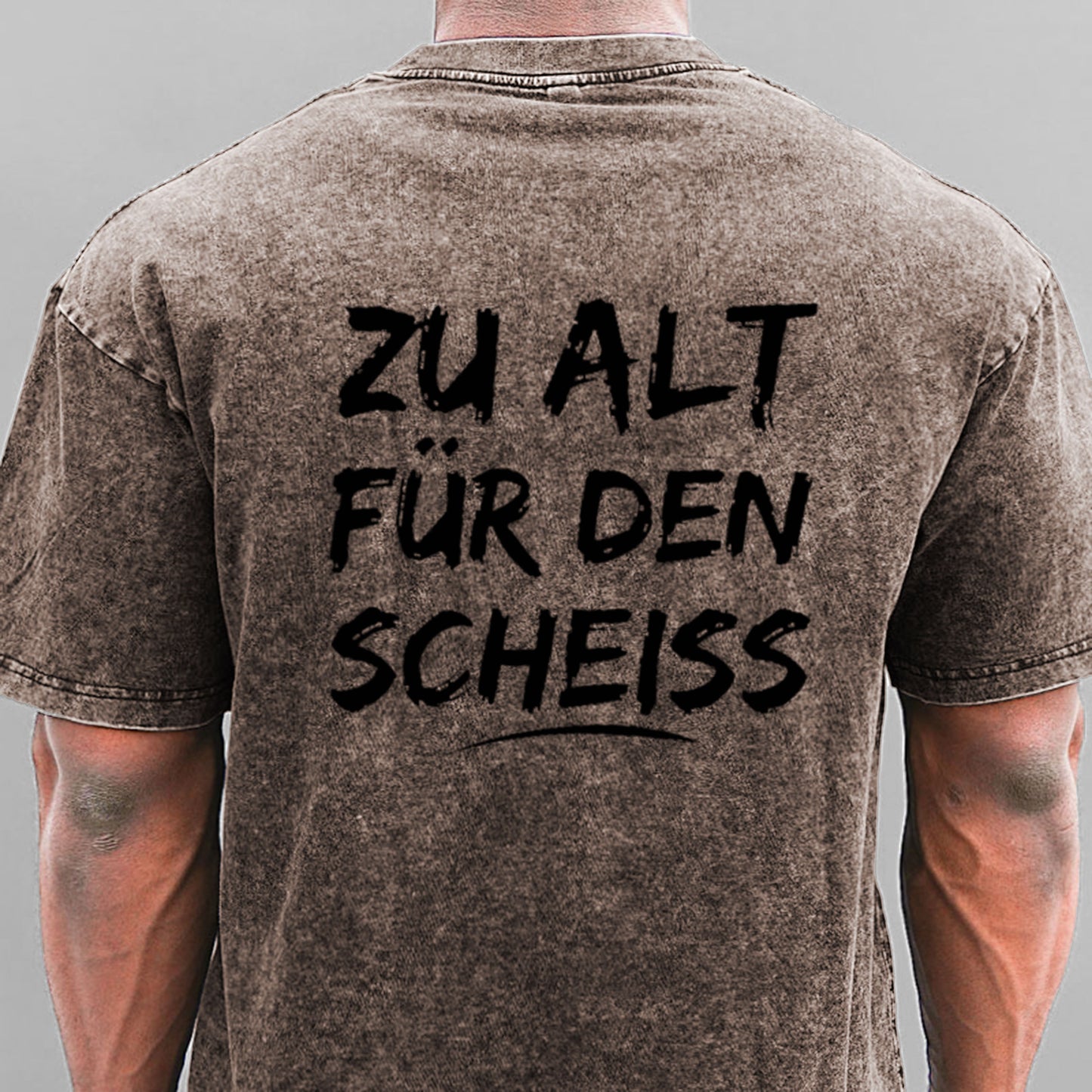 Zu Alt Für Den Scheiss Gewaschene Vintage T-Shirt