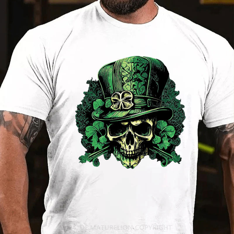 St. Patricks Tag Skeleton T-Shirt