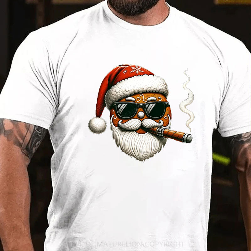 Weihnachtsmann Raucht Weihnachten T-Shirt