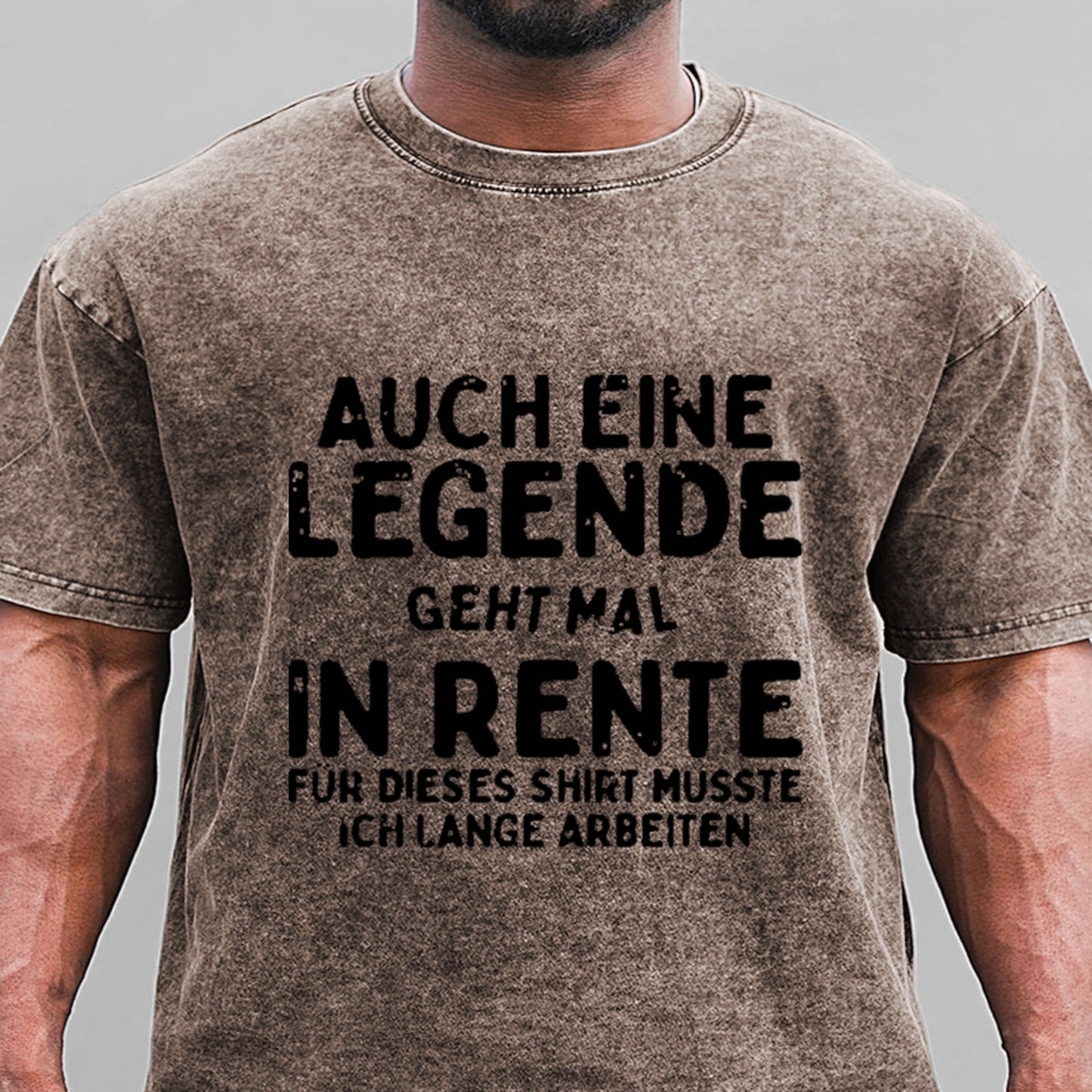 Auch Eine Legende Geht Mal In Rente Gewaschene Vintage T-Shirt