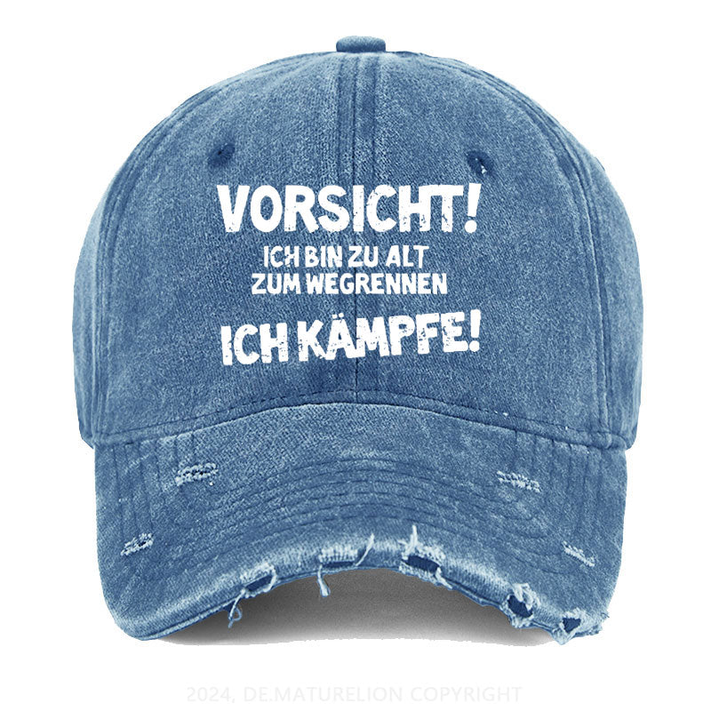 Vorsicht Kann Ich Auch Bringt Aber Nix Gewaschene Vintage Cap