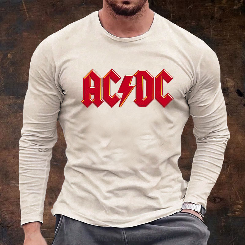 ACDC Rockmusik Rock Band Langarm Shirt