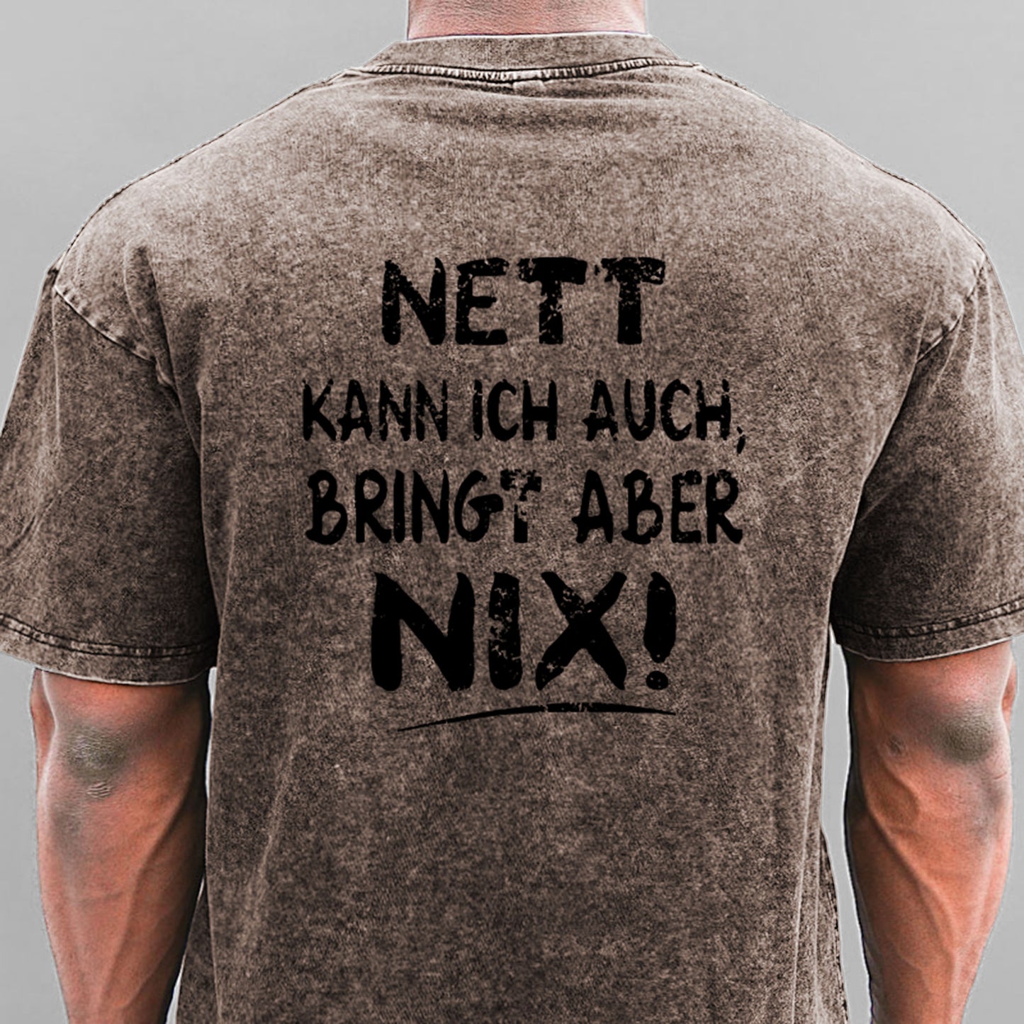 Nett Kann Ich Auch Bringt Aber Nix Gewaschene Vintage T-Shirt