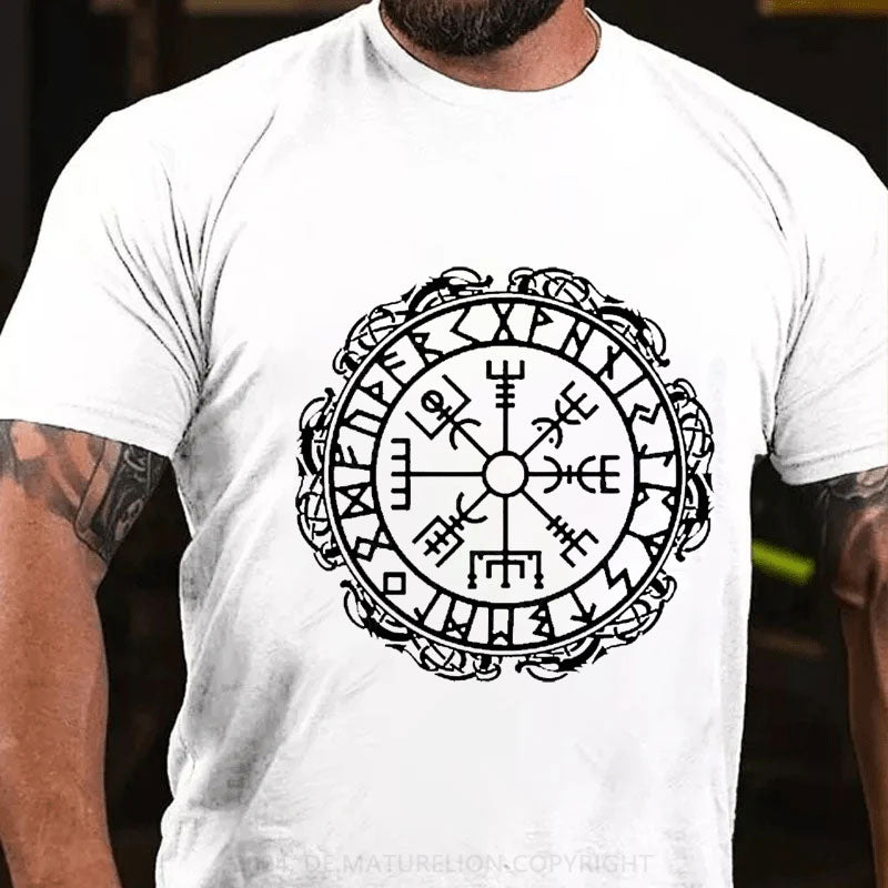 Nordischer Kompass Vegvisir T-Shirt
