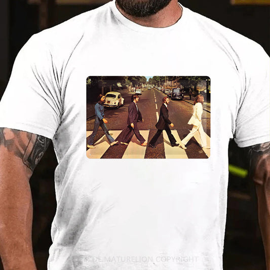 Maturelion Nostalgischer Stil T-Shirt