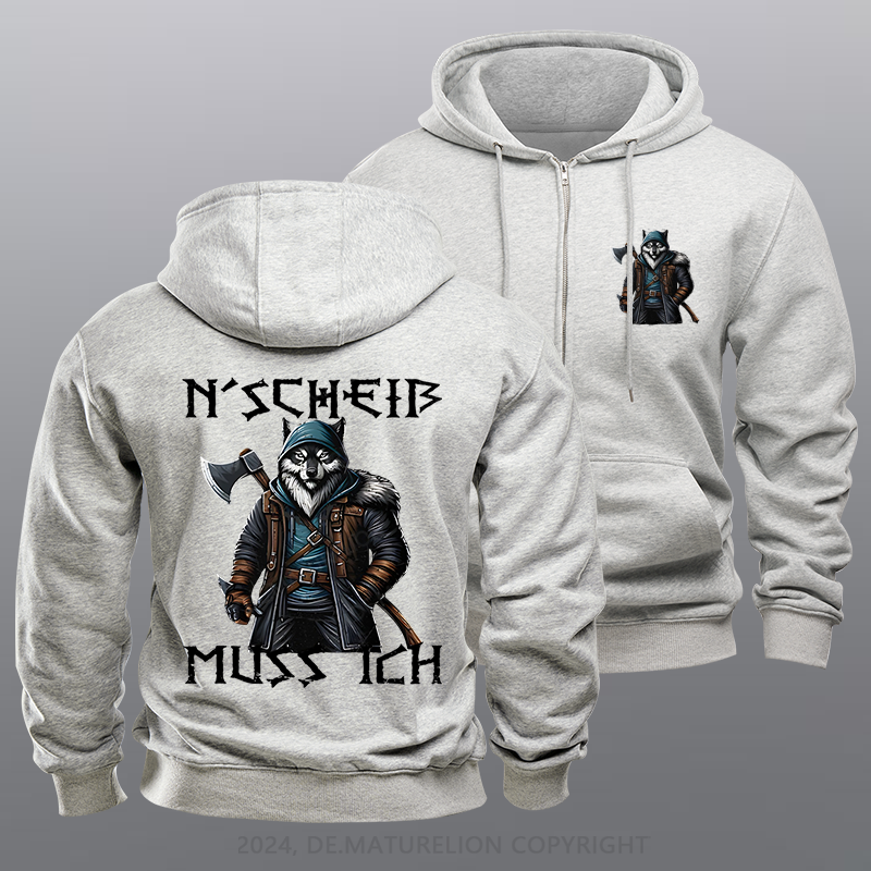 Maturelion N´Scheiß Reißverschluss Hoodie