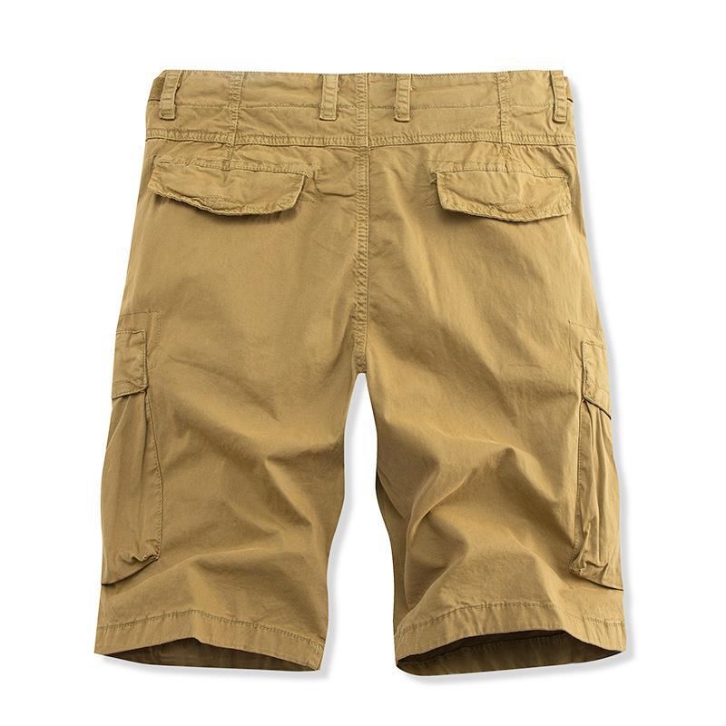 Atmungsaktive lockere und gerade Schößchen Sommershorts für Herren Shorts