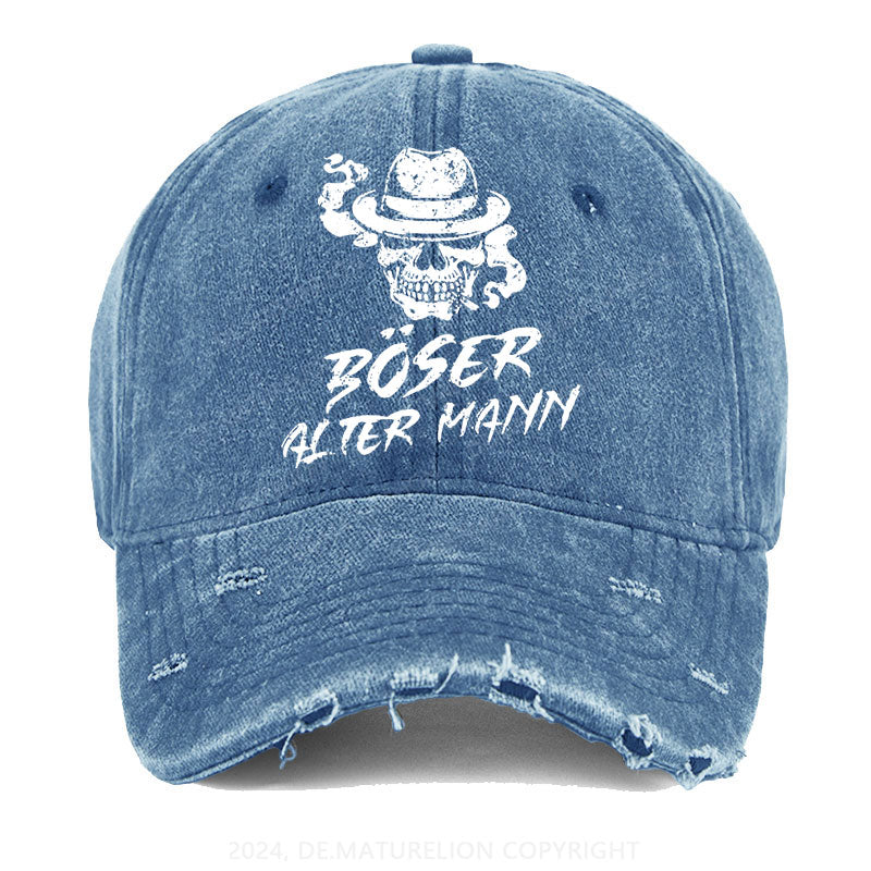 BÖSER ALTER MANN Gewaschene Vintage Cap