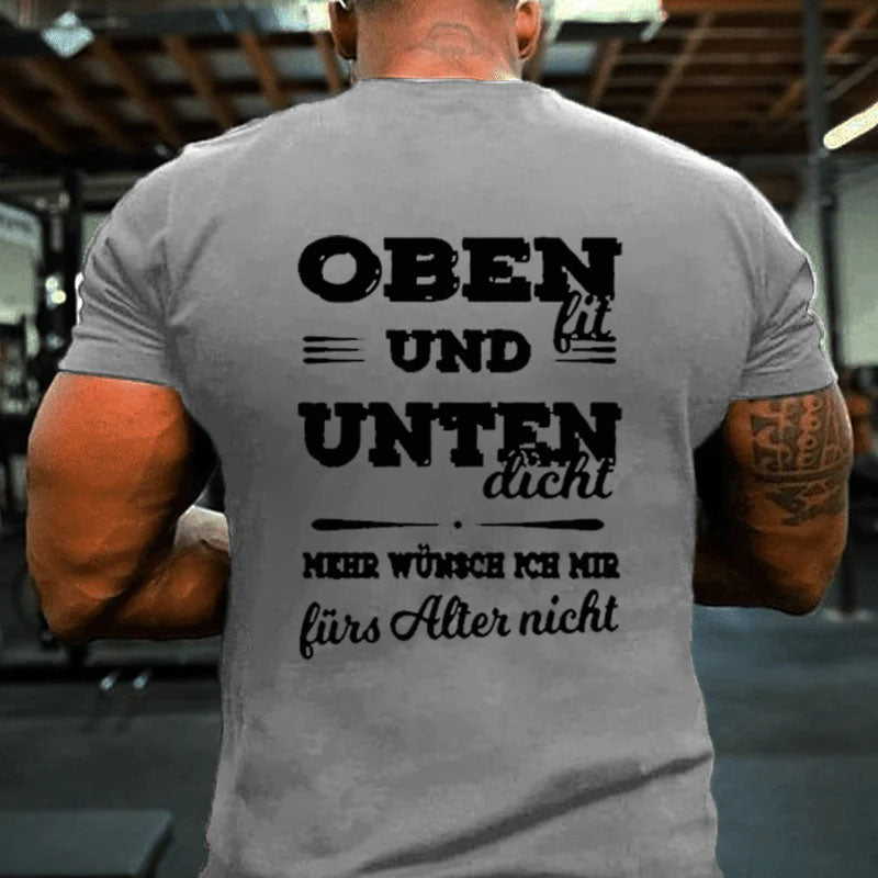 Oben Fit Und Unten Dicht T-Shirt