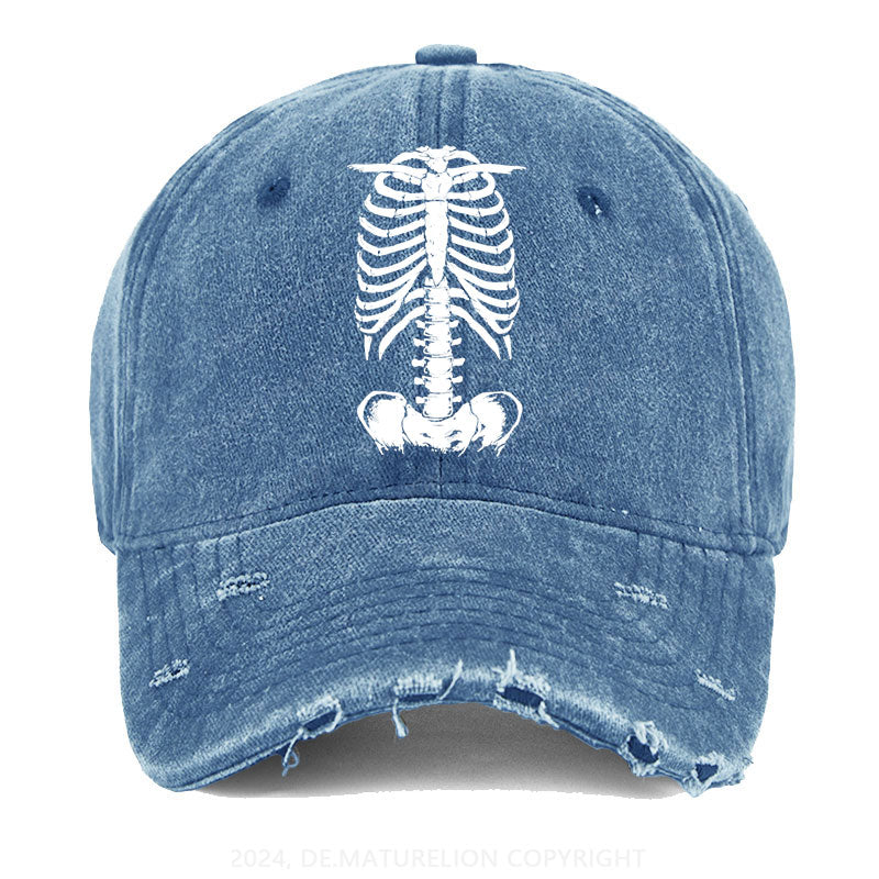 Halloween Teufel Skeleton Gewaschene Vintage Cap