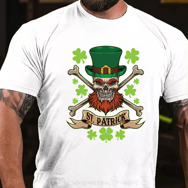 St. Patricks Tag Skeleton T-Shirt