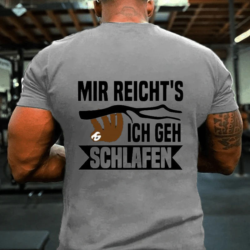 Ich gehe Schlafen Männer T-Shirt