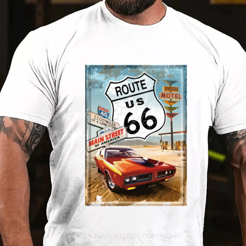 Maturelion Route 66 T-Shirt