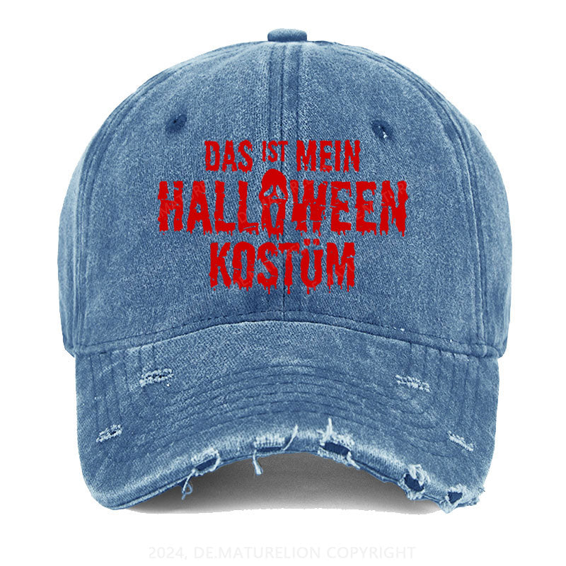 Das Ist Mein Halloween Kostüm Halloween Gewaschene Vintage Cap