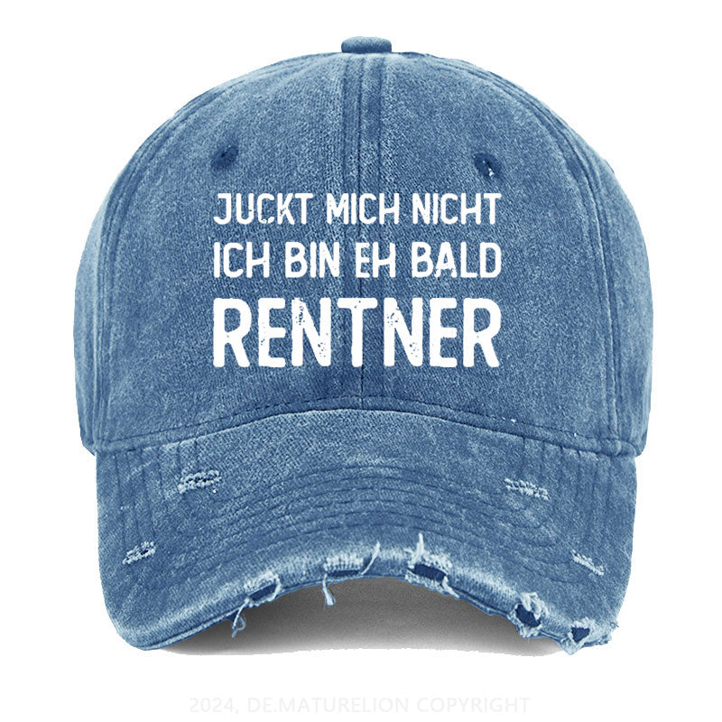 Juckt Mich Nicht Ich Bin Eh Bald Rentner Gewaschene Vintage Cap