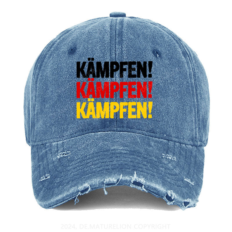 Kämpfen Kämpfen Kämpfen Gewaschene Vintage Cap