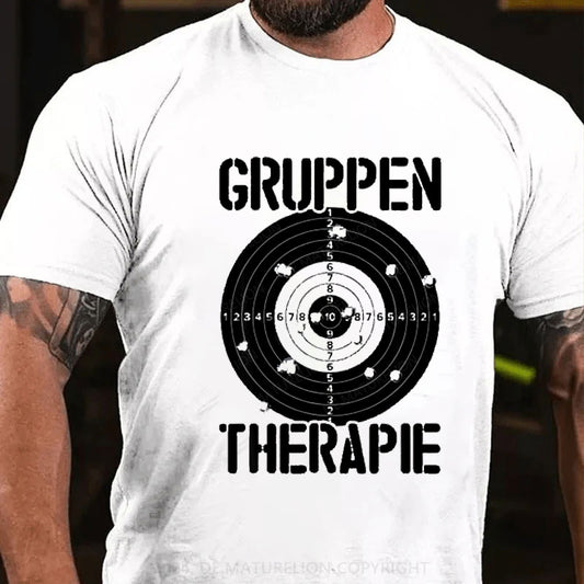 Gruppentherapie Sportschießen Sportschützen T-Shirt