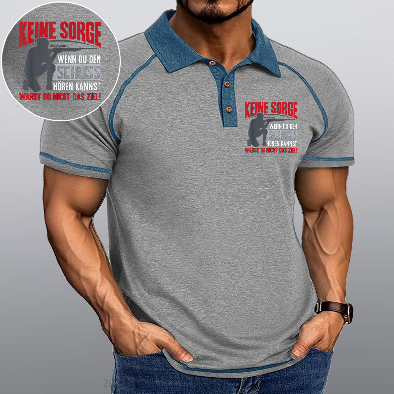 Maturelion Keine Sorge Wenn Du Den Schuss Hören Kannst Warst Nicht Ziel Kragen T-Shirt