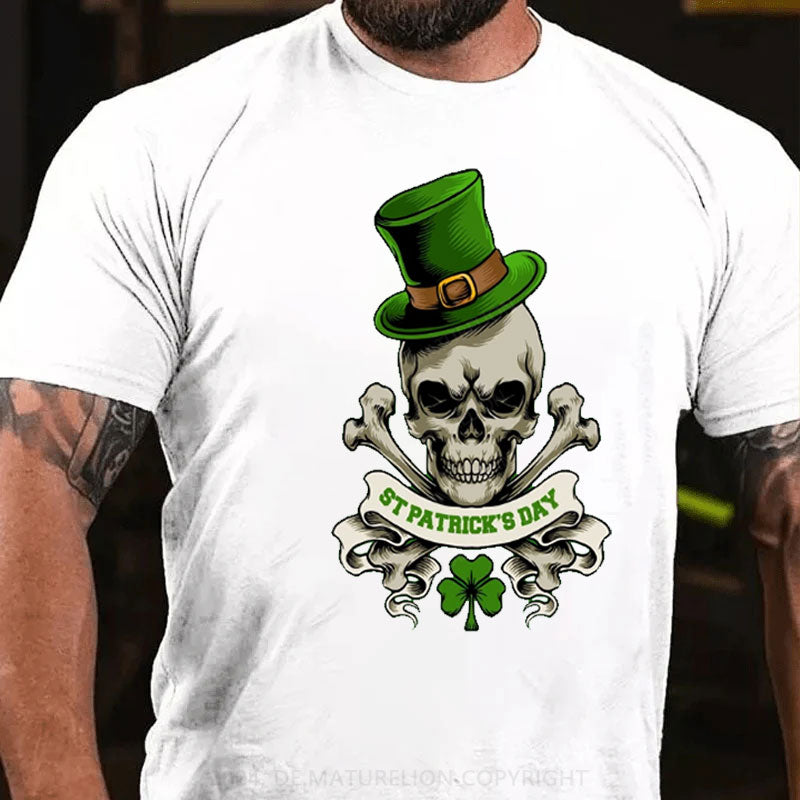 St. Patricks Tag Skeleton T-Shirt