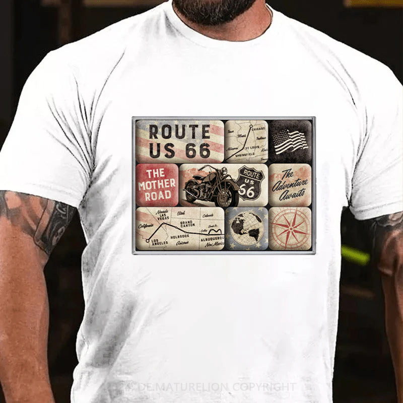 Maturelion Route 66 T-Shirt