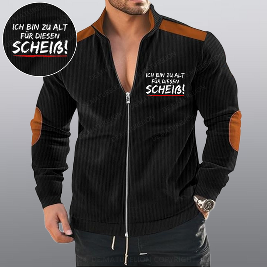 Maturelion Ich Bin Zu Alt Für Diesen Scheiß Reißverschluss Jacke