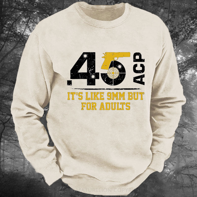 ACP Wie 9mm Gewaschenes Sweatshirt