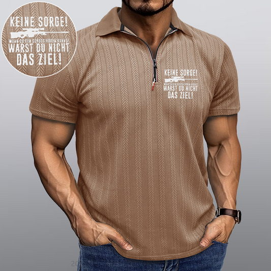 Maturelion Keine Sorge! Wenn Du Den Schuss Hören Kannst Warst Du Nicht Das Ziel Kragen T-Shirt