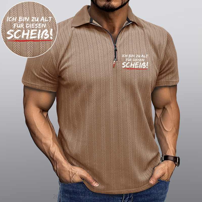 Maturelion Ich Bin Zu Alt Für Diesen Scheiß Kragen T-Shirt