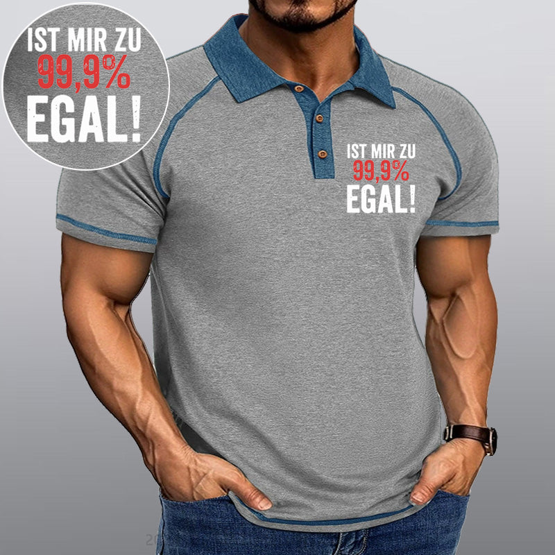 Maturelion Ist Mir Zu 99,9% Egal Kragen T-Shirt