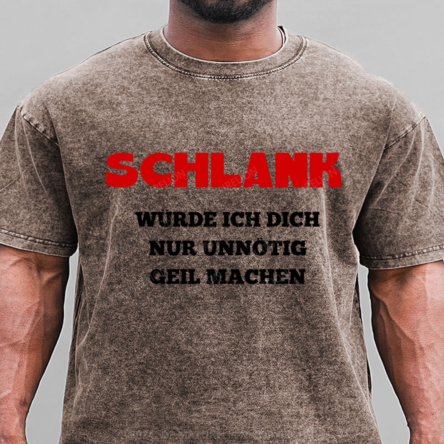 Schlank Würde Ich Dich Nur Unnötig Geil Machen Gewaschene Vintage T-Shirt