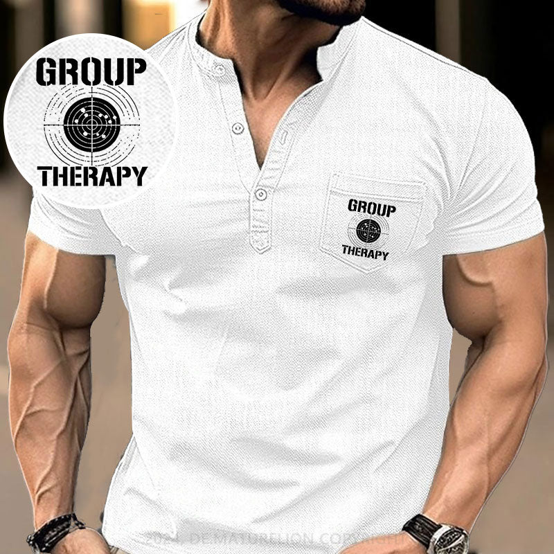 Gruppe Therapie Henley Shirt