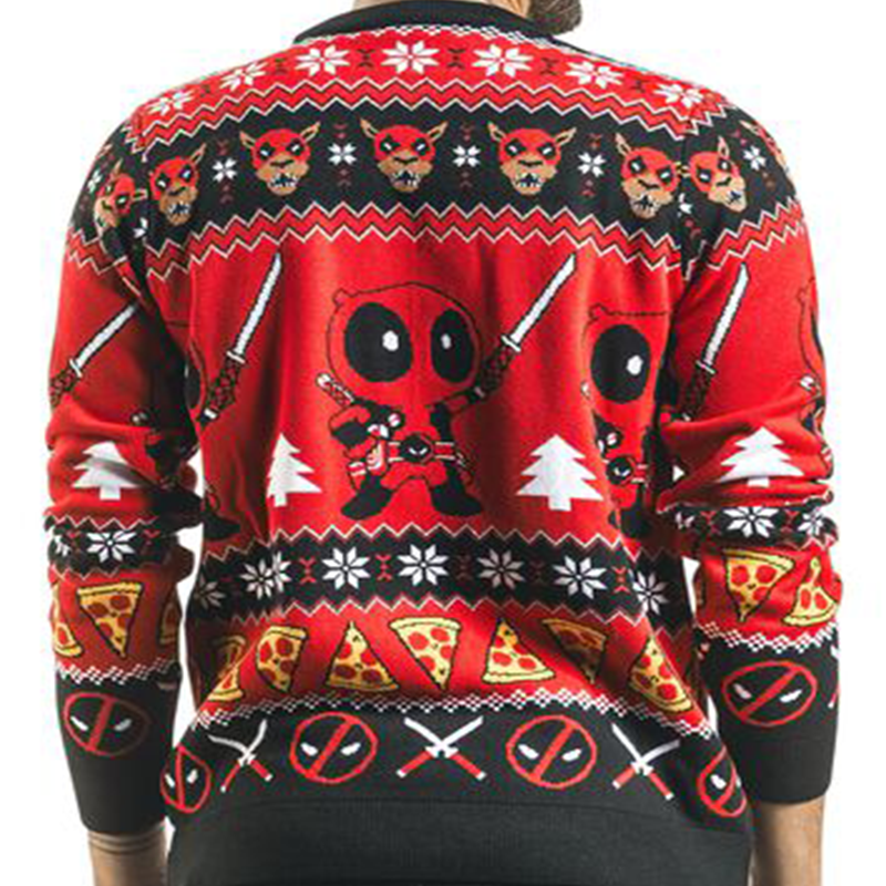 Einen Deadpool-Weihnachten Wünsch Ich Dir Hässliche Weihnachtspullover Funny Xmas Ugly Christmas Sweater