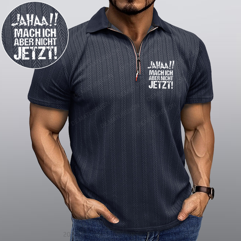 Maturelion Jahaa!! Mach Ich Aber Nicht Jetzt Kragen T-Shirt
