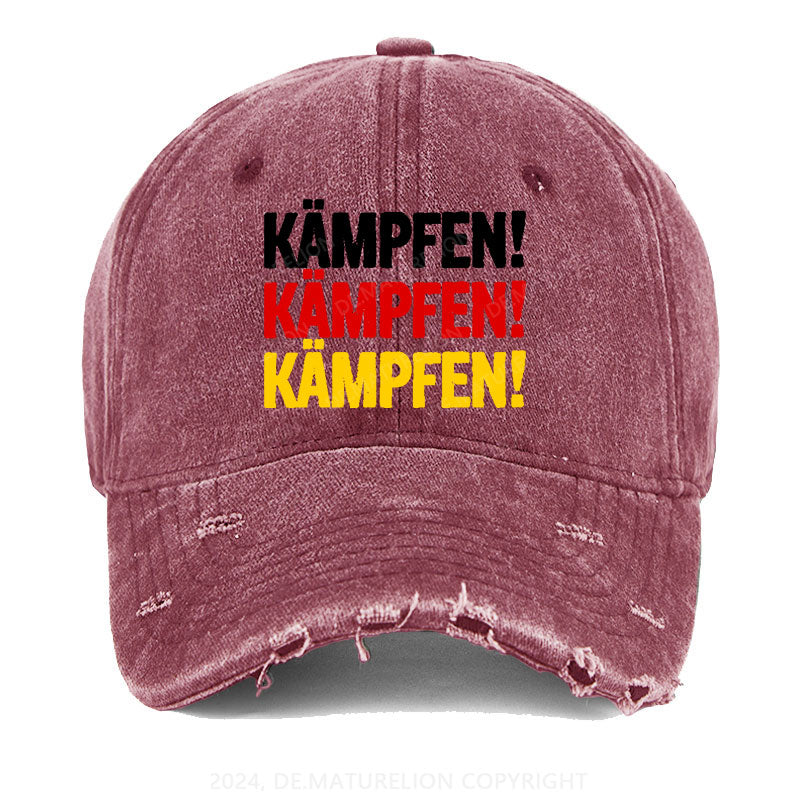 Kämpfen Kämpfen Kämpfen Gewaschene Vintage Cap