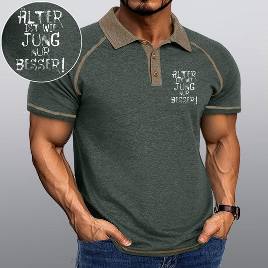 Maturelion Älter ist wie jung nur besser Kragen T-Shirt
