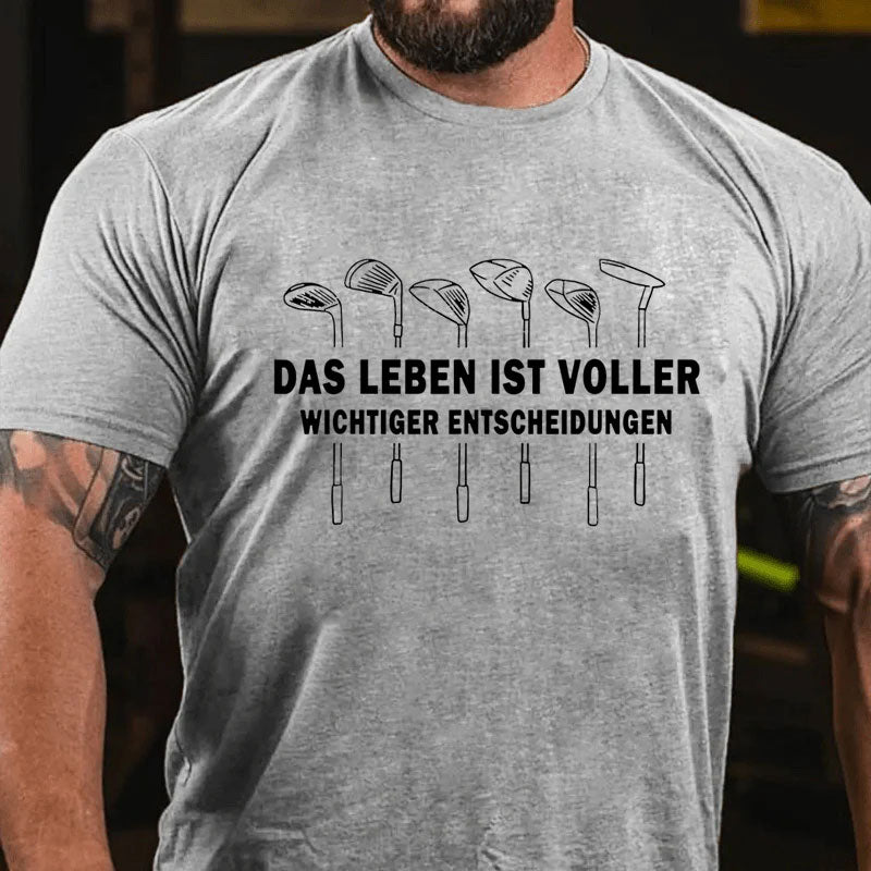 Golf Lustig Golfspieler Golfplatz T-Shirt