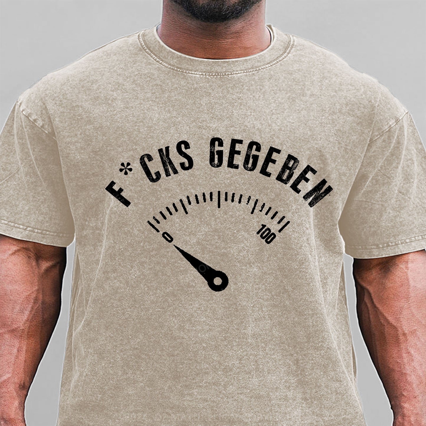 F*cks gegeben Gewaschene Vintage T-Shirt