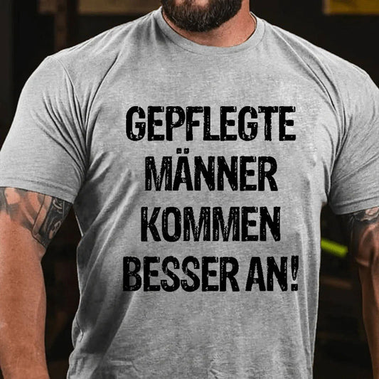 Gepflegte Männer kommen besser an T-Shirt