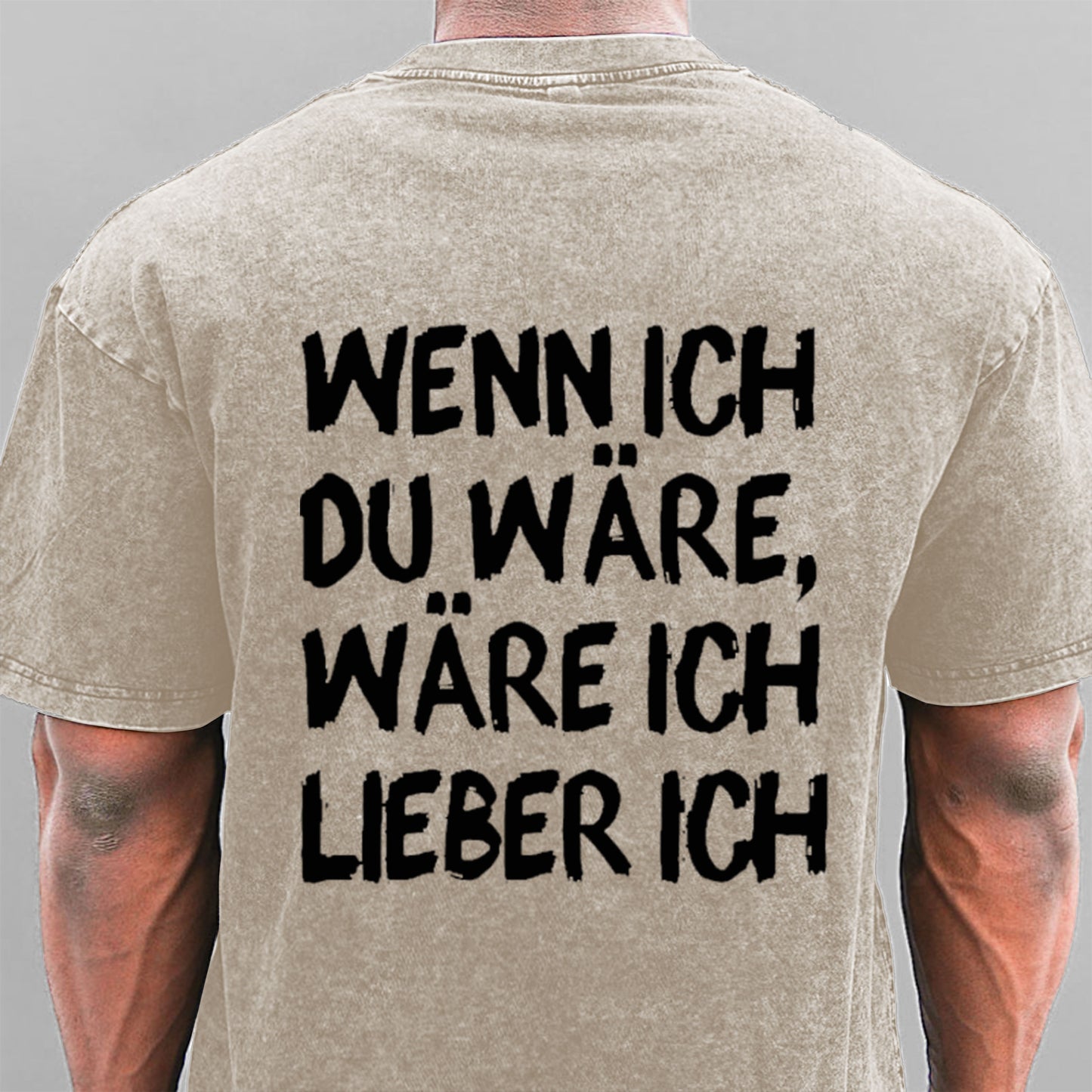 Wenn Ich Du Wäre Wäre Ich Lieber Ich Gewaschene Vintage T-Shirt