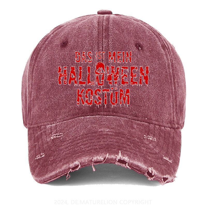 Das Ist Mein Halloween Kostüm Halloween Gewaschene Vintage Cap